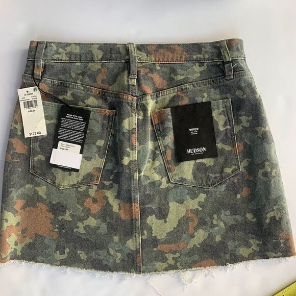 NWT Hudson Camo Mini Skirt 28 m5 - Picture 4 of 6